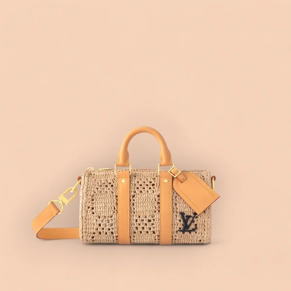 LV Keepall Bandoulière Damier Raffia 旅行包25-M25010