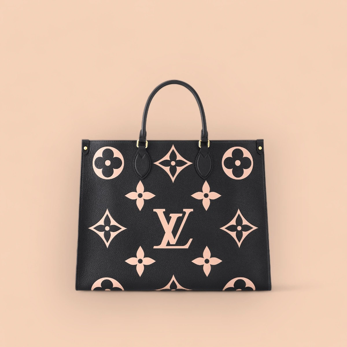 LV OnTheGo GM Monogram epi 義大利牛皮手腕托特包-M45945