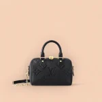 LV Speedy Bandoulière 20 Monogram 黑色EPI皮革 波斯頓 旅行包包-M58953