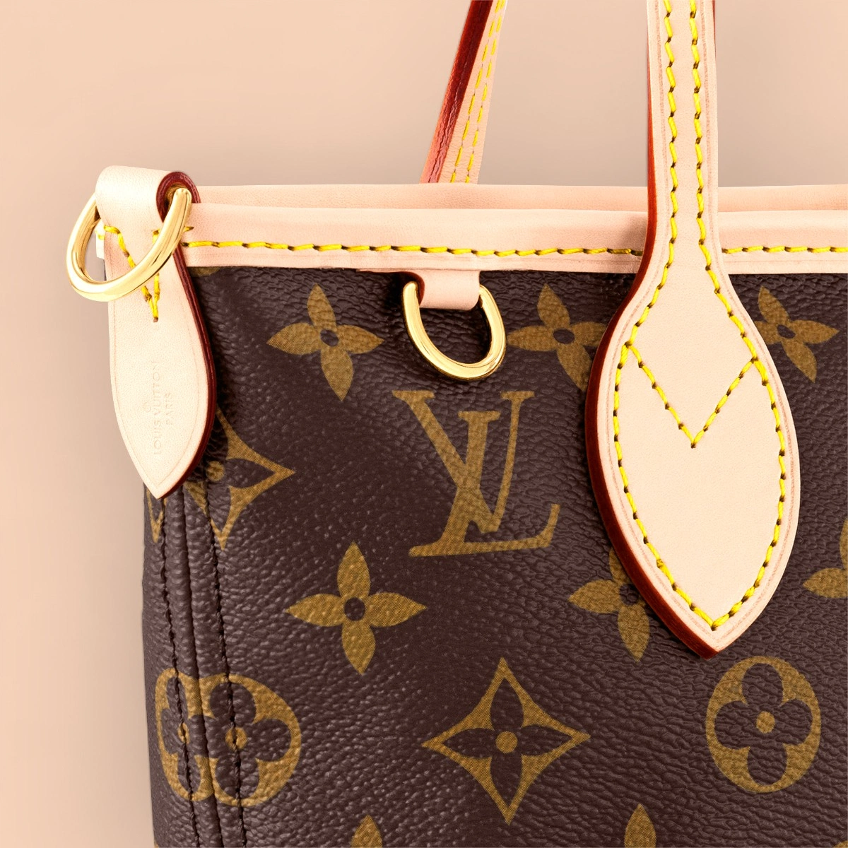 LV Neverfull Monogram 雙手柄 斜挎大肩帶 BB包 -M46705 13 LV Neverfull Monogram 雙手柄 斜挎大肩帶 BB包 -M46705