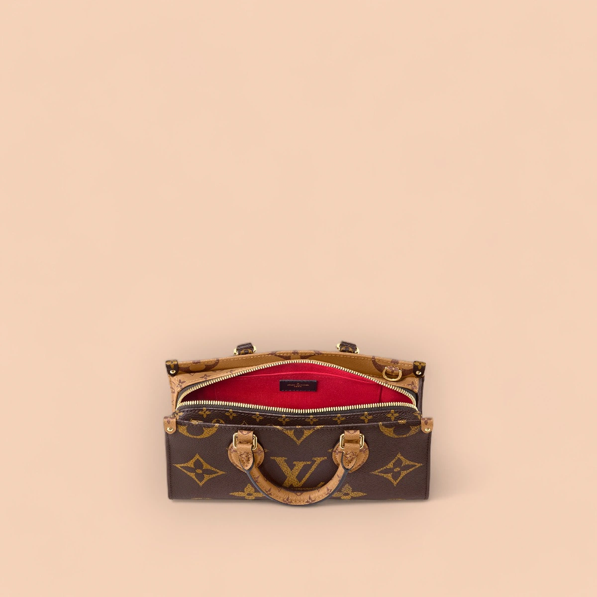 LV OnTheGo East West Monogram手提包 肩帶托特包-M46653 47 LV OnTheGo East West Monogram手提包 肩帶托特包-M46653
