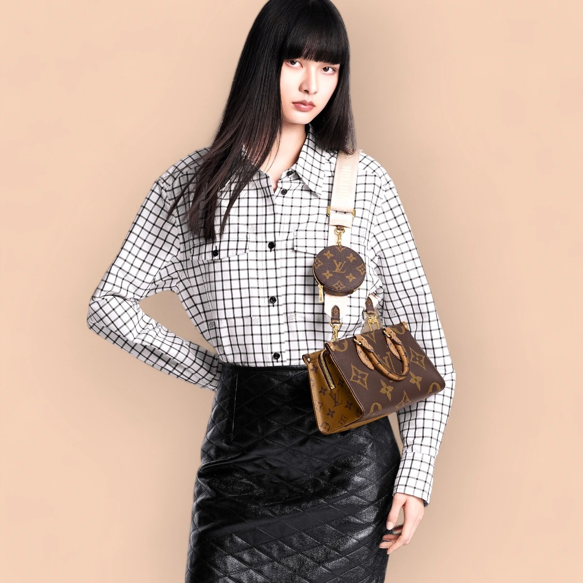 LV OnTheGo East West Monogram手提包 肩帶托特包-M46653 44 LV OnTheGo East West Monogram手提包 肩帶托特包-M46653