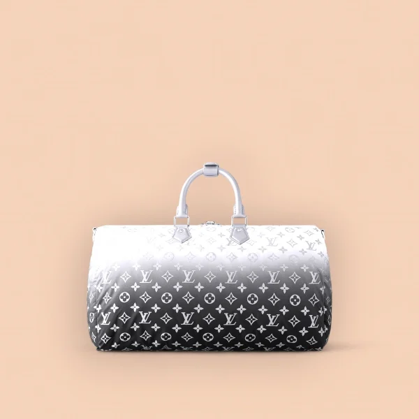 LV SkiKeepall Bandoulière 45 Monogram 漸變色 旅行手提包-M12067：圖片 4