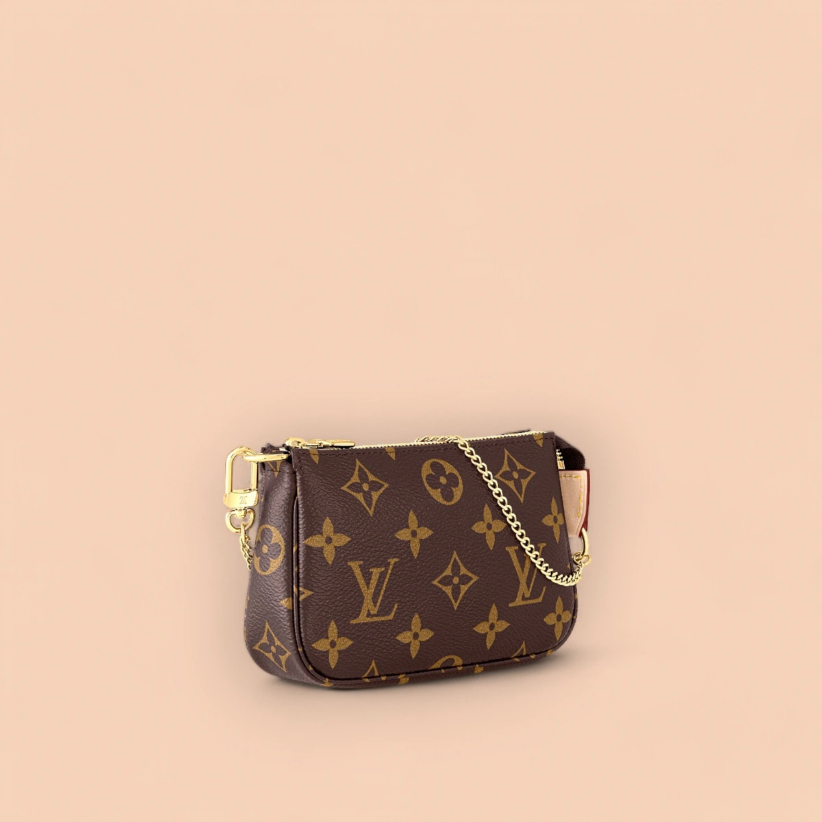LV Mini Pochette Accessoires Monogram 三合一麻將包-M58009 11 LV Mini Pochette Accessoires Monogram 三合一麻將包-M58009