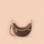 LV Loop Monogram 月亮包 鏈條包包-M81098