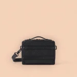 LV Handle Soft Trunk 黑色壓花男士包包-M59163