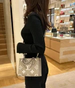 LV OnTheGo BB mini 灰色雙面托特購物袋-M47054：圖片 3