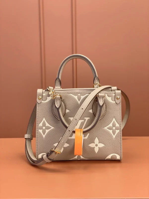 LV OnTheGo BB mini 灰色雙面托特購物袋-M47054：圖片 5