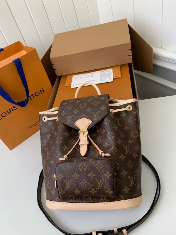 LV Montsouris PM Monogram 雙肩包 背包-M11198：圖片 4
