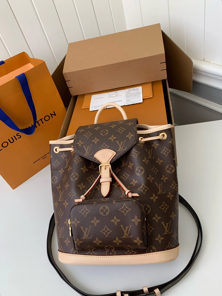 LV Montsouris PM Monogram 雙肩包 背包-M11198 4 LV Montsouris PM Monogram 雙肩包 背包-M11198