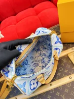 LV Speedy Bandoulière 25 藍漸變斜揹包-M11264：圖片 12