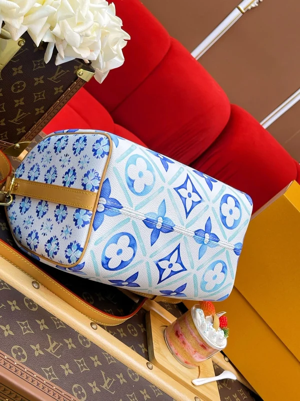 LV Speedy Bandoulière 25 藍漸變斜揹包-M11264：圖片 9