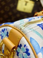 LV Speedy Bandoulière 25 藍漸變斜揹包-M11264：圖片 20