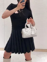 LV Speedy Bandoulière 20 白色印花側揹包-M11276：圖片 3