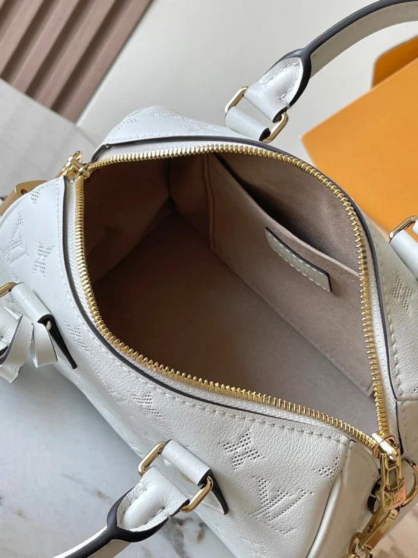 LV Speedy Bandoulière 20 白色印花側揹包-M11276：圖片 14