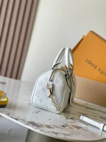 LV Speedy Bandoulière 20 白色印花側揹包-M11276：圖片 8
