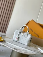 LV Speedy Bandoulière 20 白色印花側揹包-M11276：圖片 7