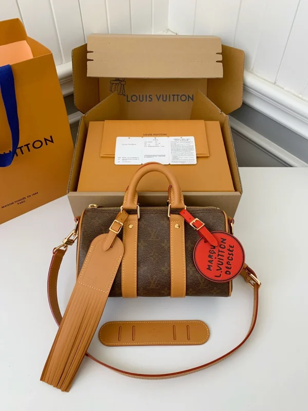 LV Keepall Bandoulière 25 Monogram 旅行登機包-M11542：圖片 29