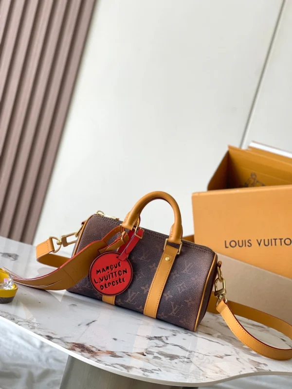 LV Keepall Bandoulière 25 Monogram 旅行登機包-M11542：圖片 8
