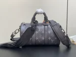 LV Keepall Bandoulière 25 Monogram 斜挎 旅行包-M11595：圖片 3
