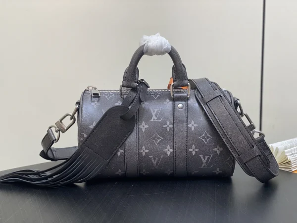 LV Keepall Bandoulière 25 Monogram 斜挎 旅行包-M11595：圖片 3