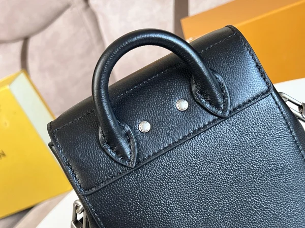 LV Steamer 15 Colourado 微粒面小牛皮 斜挎手提包-M11637：圖片 11