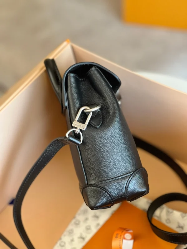 LV Steamer 15 Colourado 微粒面小牛皮 斜挎手提包-M11637：圖片 6