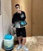 LV Keepall Bandoulière 25 Monogram 斜挎旅游旅行包包-M11645：圖片 7