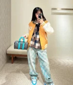 LV Keepall Bandoulière 25 Monogram 斜挎旅游旅行包包-M11645：圖片 3