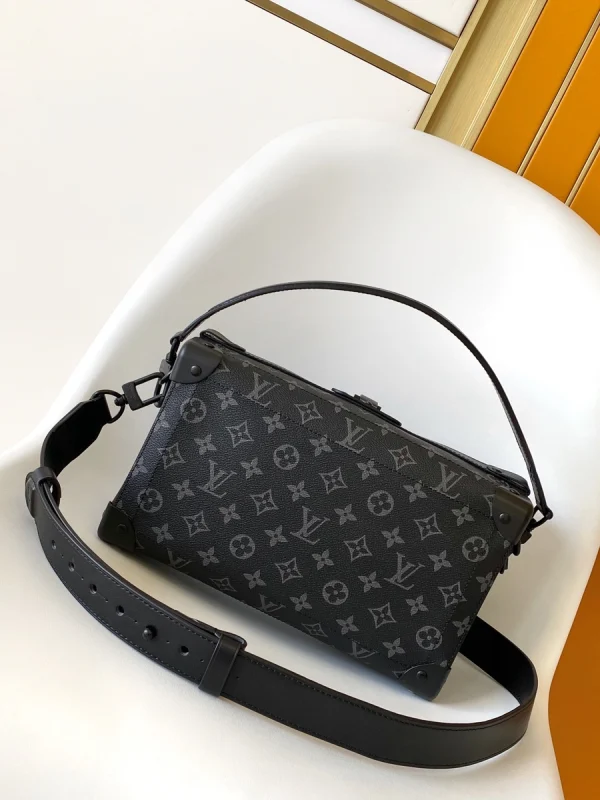 LV Soul Trunk East West Monogram 黑色 單肩包-M11744：圖片 4