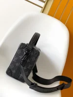 LV Soul Trunk East West Monogram 黑色 單肩包-M11744：圖片 3