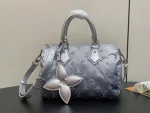 LV SkiSpeedy Bandoulière 25 Monogram 波斯頓旅行包-M11848：圖片 4