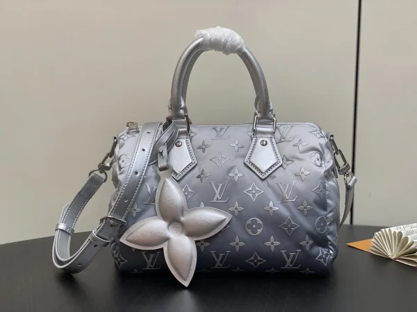 LV SkiSpeedy Bandoulière 25 Monogram 波斯頓旅行包-M11848：圖片 4