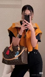 LV Speedy Soft 30 Crafty Monogram 旅行斜揹包-M11945：圖片 2