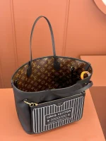 LV新款雙面設計Neverfull Inside Out MM包包-M11946：圖片 4