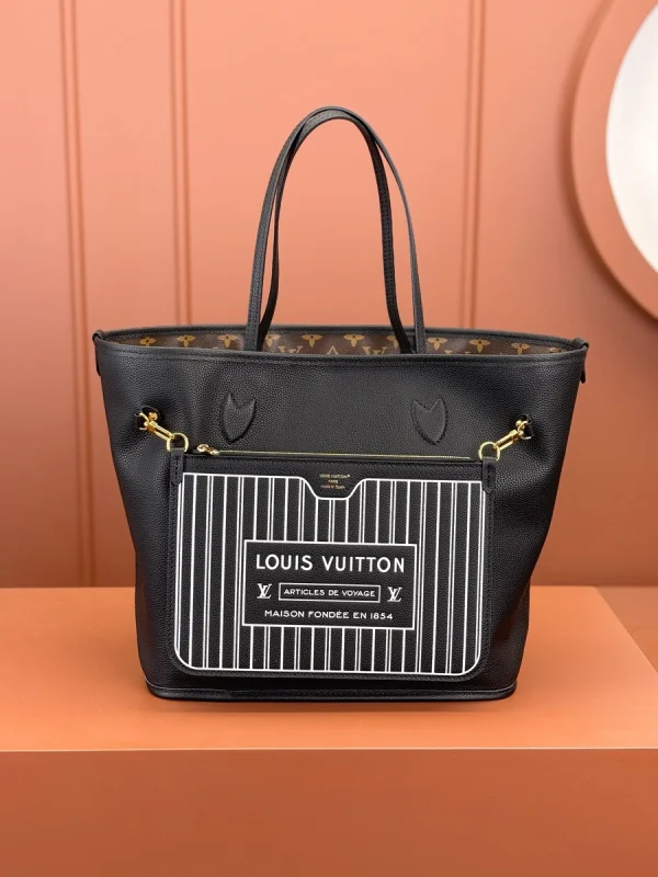 LV新款雙面設計Neverfull Inside Out MM包包-M11946：圖片 2