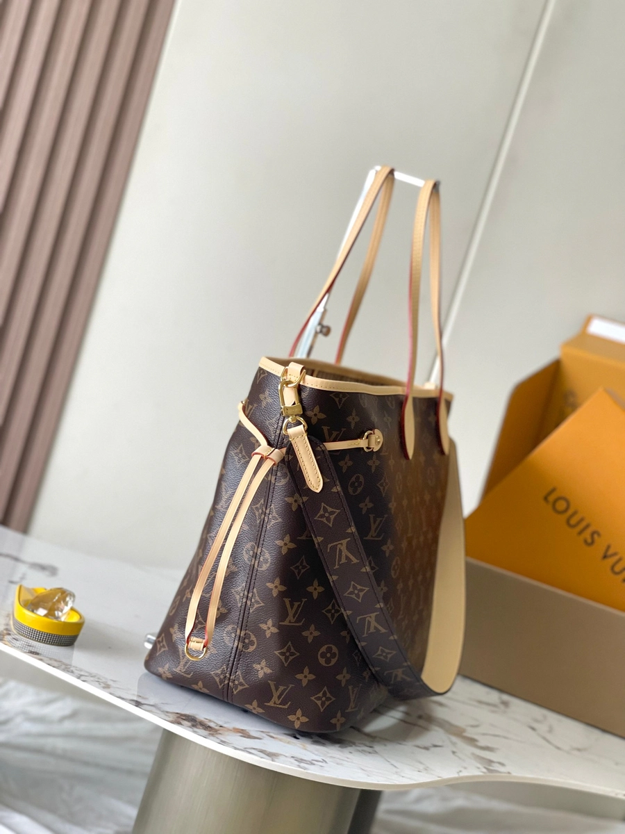 LV新款雙面設計Neverfull Bandoulière Inside Out GM Monogram包包-M11948
