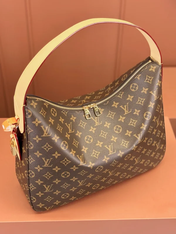 LV Slouchy MM Monogram 單肩包-M12098：圖片 4