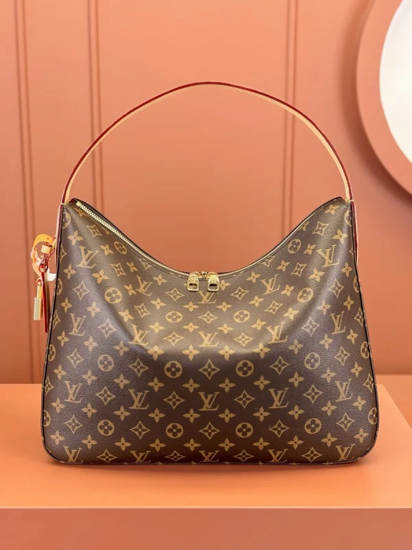 LV Slouchy MM Monogram 單肩包-M12098：圖片 2