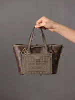 LV 新款雙面設計NeverfullNeverfull Bandoulière Inside Out BB包包-M12109：圖片 11