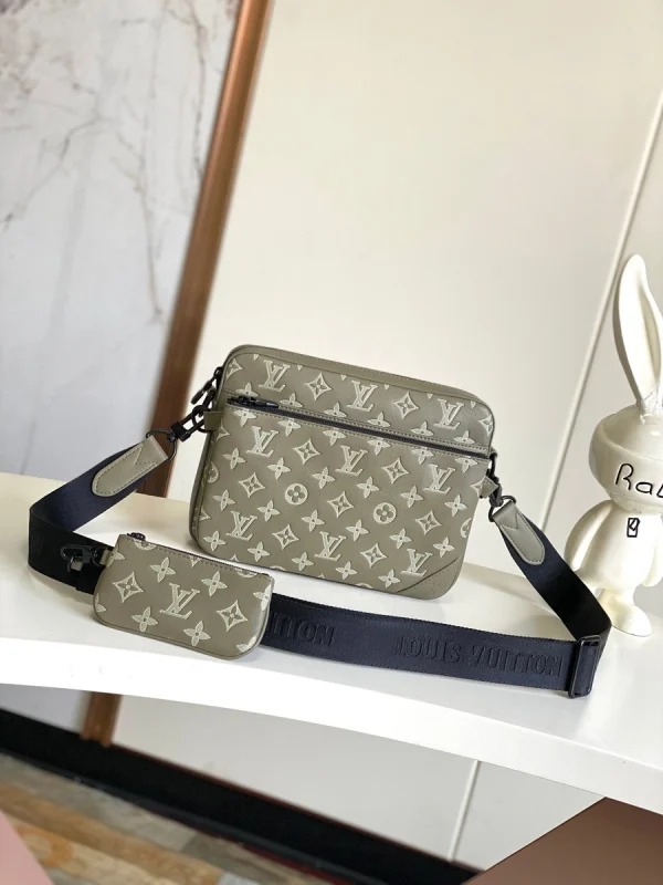 LV Trio Monogram 男士郵差包-M12490：圖片 2