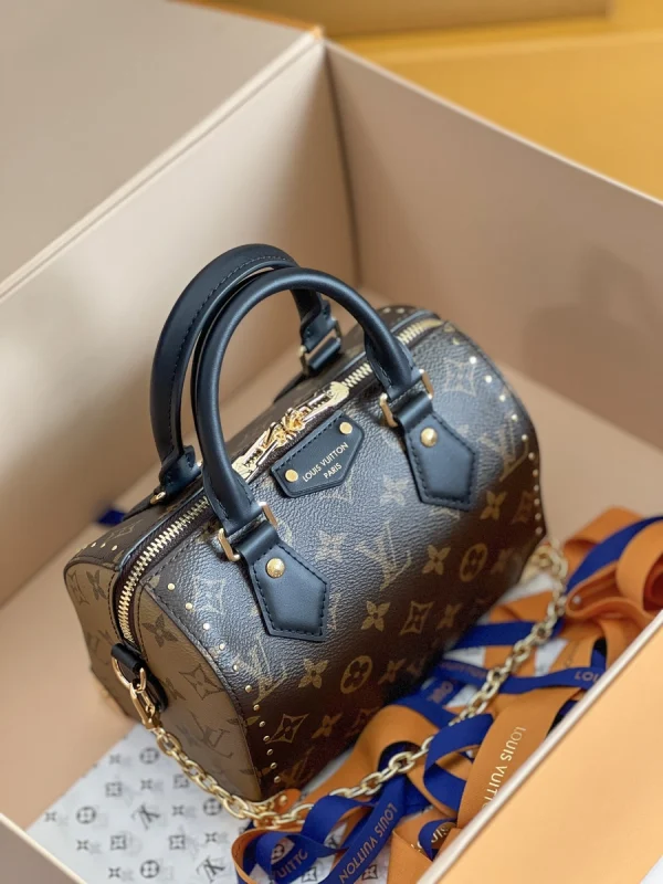 LV Cruise 2025 Speedy Trunk 20 Monogram travel包包-M13146：圖片 11