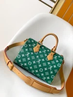LV Runway Speedy P9 Bandoulière 25 綠色 購物旅行包-M24423：圖片 11