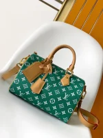 LV Runway Speedy P9 Bandoulière 25 綠色 購物旅行包-M24423：圖片 9