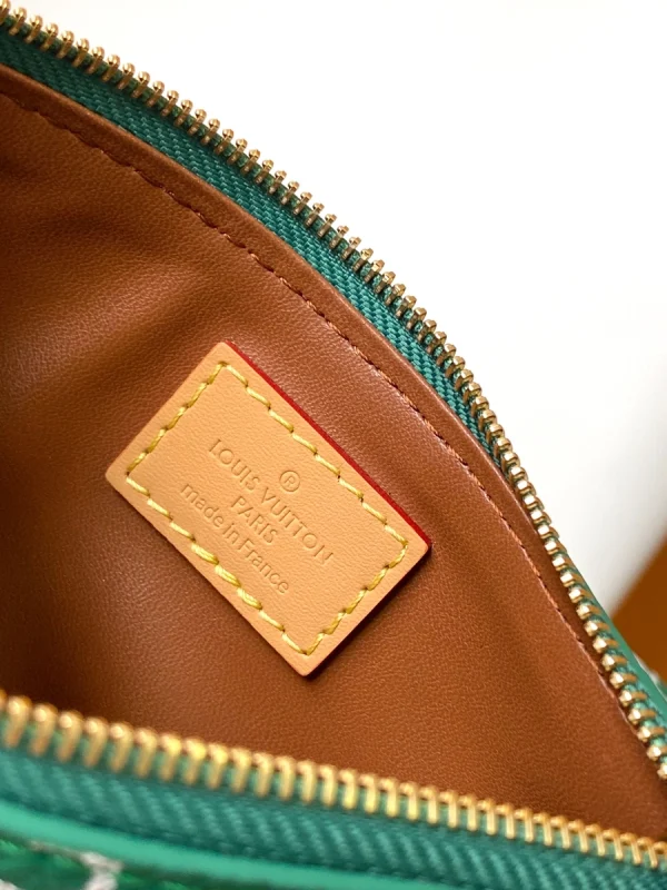 LV Runway Speedy P9 Bandoulière 25 綠色 購物旅行包-M24423：圖片 15