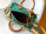 LV Runway Speedy P9 Bandoulière 25 綠色 購物旅行包-M24423：圖片 16