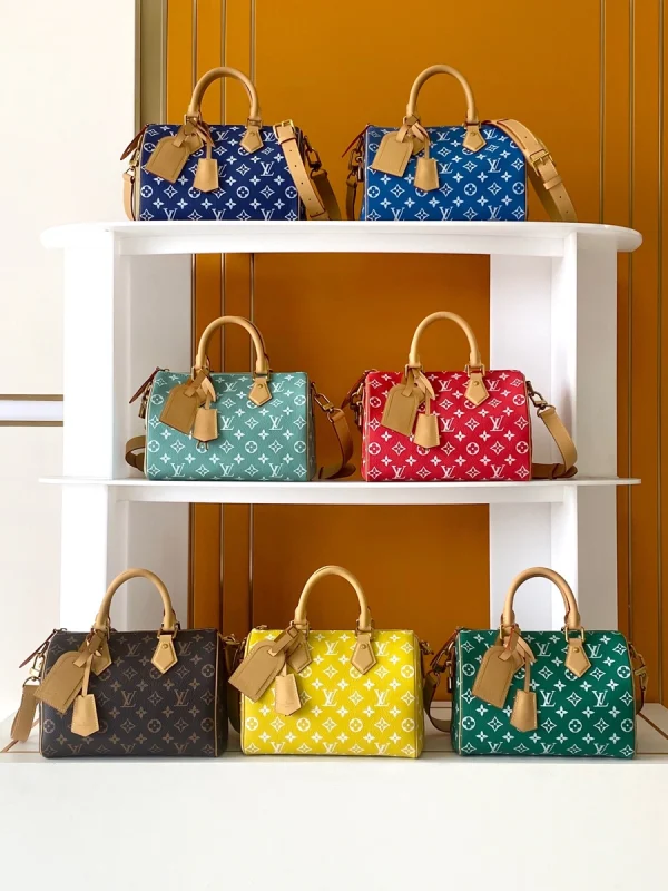 LV Runway Speedy P9 Bandoulière 25 綠色 購物旅行包-M24423：圖片 2