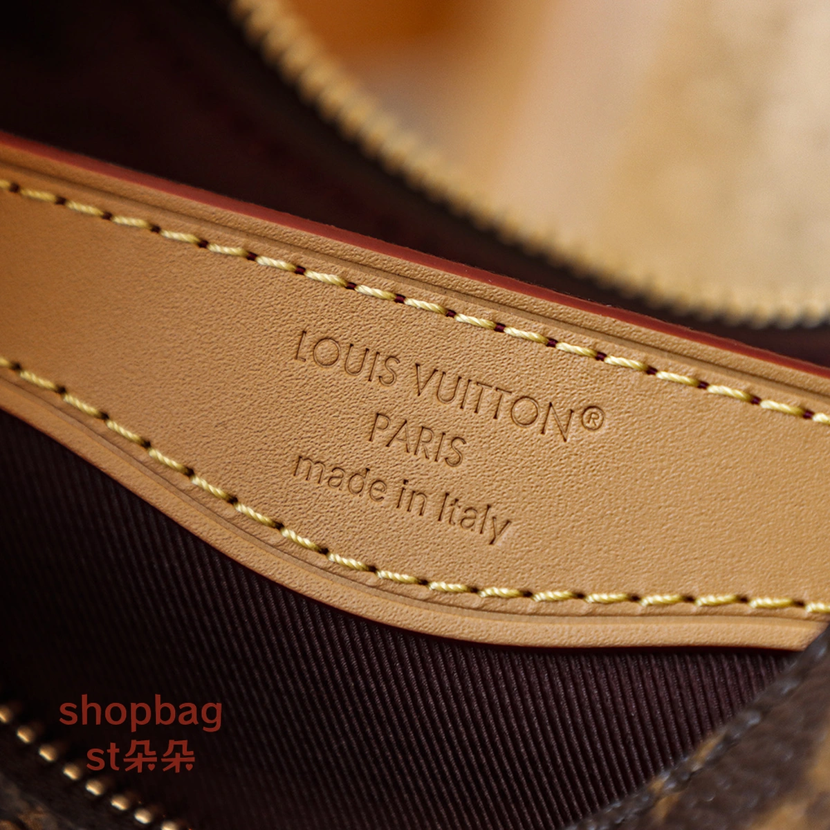 高仿精品 LV Boulogne Monogram 黃牛角包-M45832 16 高仿包LV精品