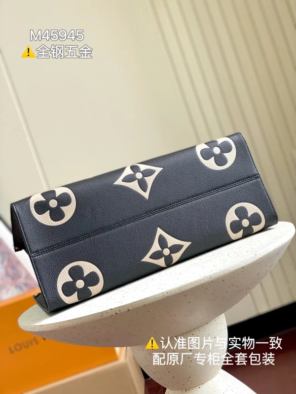 LV OnTheGo GM Monogram epi 義大利牛皮手腕托特包-M45945：圖片 5