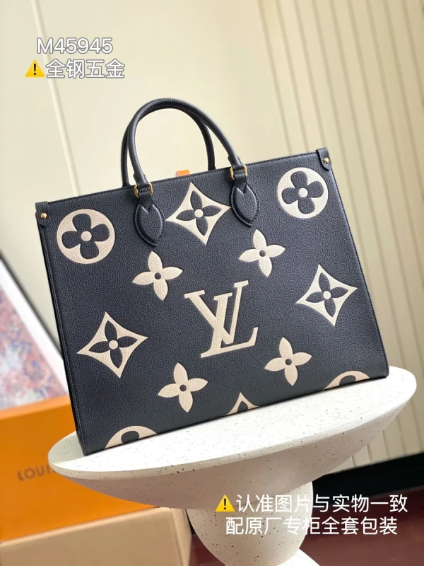 LV OnTheGo GM Monogram epi 義大利牛皮手腕托特包-M45945：圖片 2